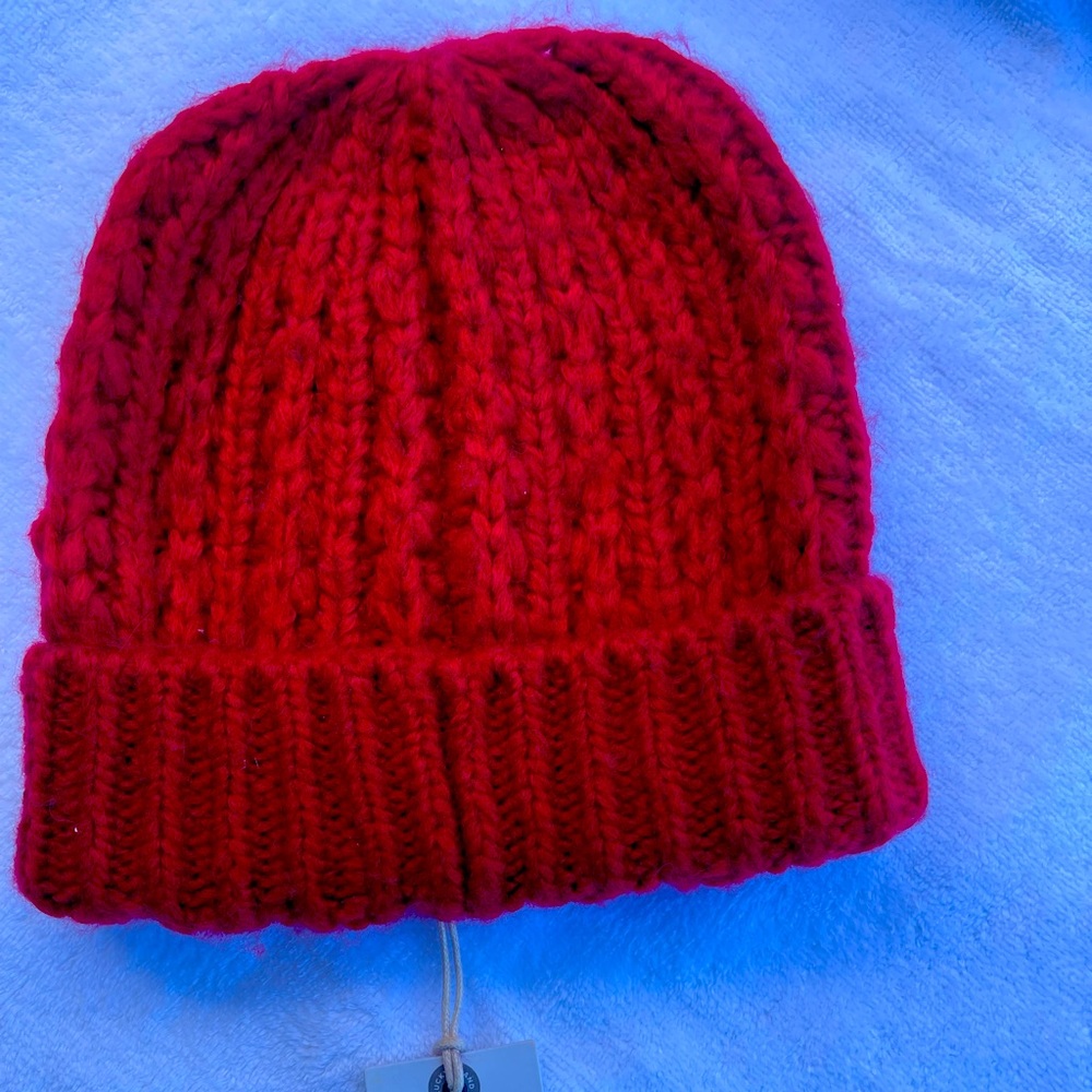 Lucky Brand Red Beanie (NWT)